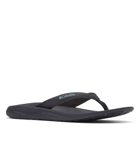 Columbia PFG Flip Flops Black For Women's NZ17932 New Zealand